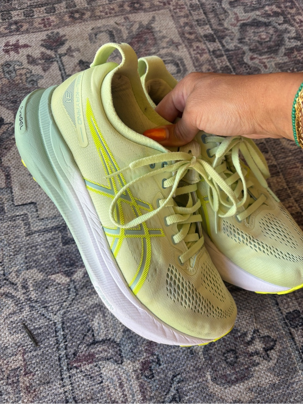 ASICS Kayano Gel 31 Women's Neutral Running Shoes - Light Green